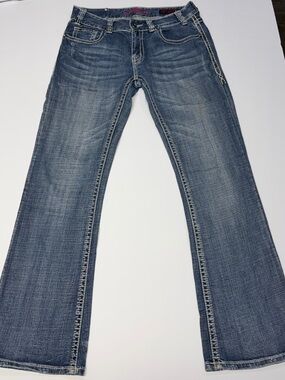 Rock & Roll Cowgirl Jeans Women’s 29x32 Riding Boot Cut Mid Rise Denim